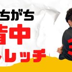 【ガチガチ背中ストレッチ】ガチガチに固まった背中の筋肉を開放する「背中ストレッチ」【大分市 腰痛治療家 GENRYU ( 安部元隆 )】