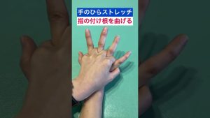 【手のこわばり・手の冷え改善②】手のひらのストレッチ！リハビリの準備運動、腱鞘炎の予防など