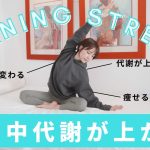 朝ストレッチで1日の消費カロリーを上げて痩せる☀️このモーニングルーティンで最高の1日を迎えよう🌱