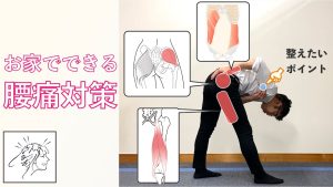肩こりで腰とお尻が痛い人向け筋膜リリース・ストレッチ【お家でできる腰痛対策】