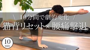 【姿勢改善＋腰痛解消】驚くほど簡単なストレッチで同時に効果を実感！