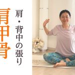 肩甲骨ほぐしヨガストレッチ｜座ったまま肩こり・背中痛解消