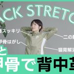 【忙しい人向け】首・肩・肩甲骨・腕、すべてのストレッチをこの1本に。