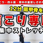 【毎日12分】ガチガチ肩こりは“肩甲骨”から治す！根本解消ストレッチ【理学療法士監修】