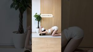 猫背改善　肩甲骨はがし　#筋膜ローラー #フォームローラー #ダイエット #猫背 #肩甲骨はがし